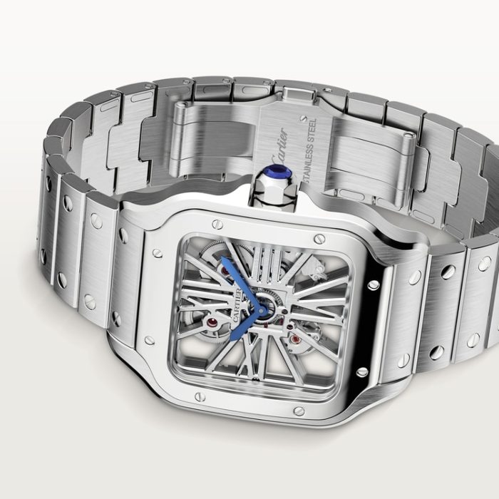 SANTOS DE CARTIER iskelet saat - Görsel 7