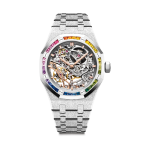 ROYAL OAK FROSTED GOLD DOUBLE BALANCE WHEEL OPENWORKED, 37 mm